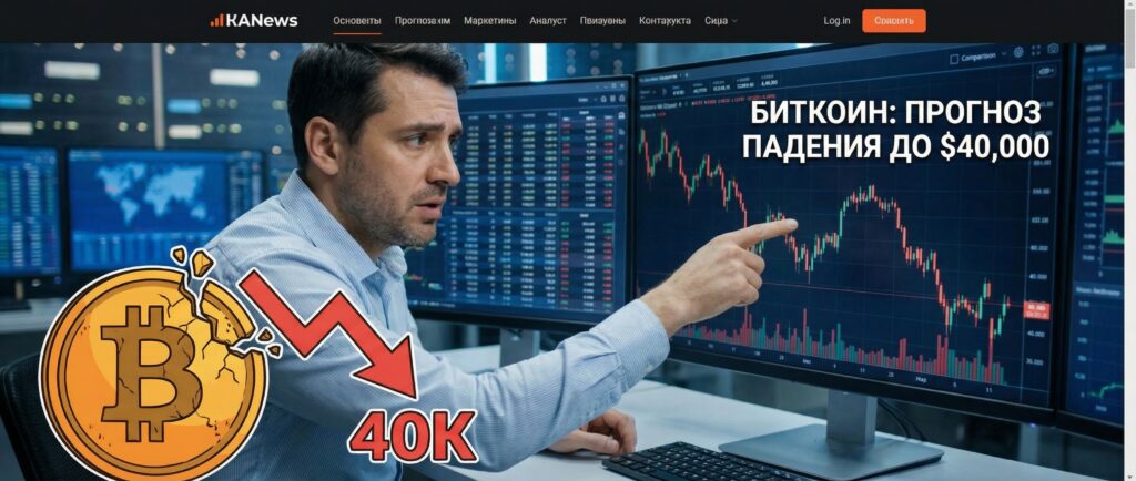 Аналитик предсказал падение биткоина до 40 тысяч