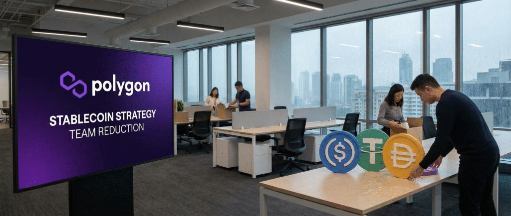 Polygon сокращает штат для фокуса на стейблкоинах