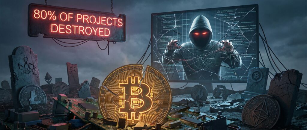 Хакеры губят 80% криптопроектов после атак