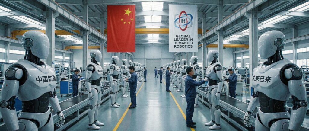 Китай лидирует в производстве гуманоидных роботов