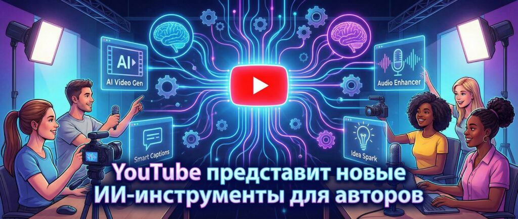 YouTube представит новые ИИ-инструменты для авторов
