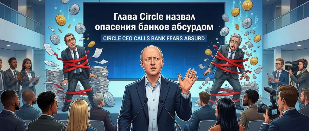 Глава Circle назвал опасения банков абсурдом