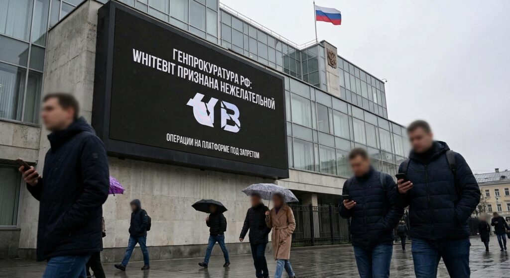 Генпрокуратура признала WhiteBit нежелательной в России