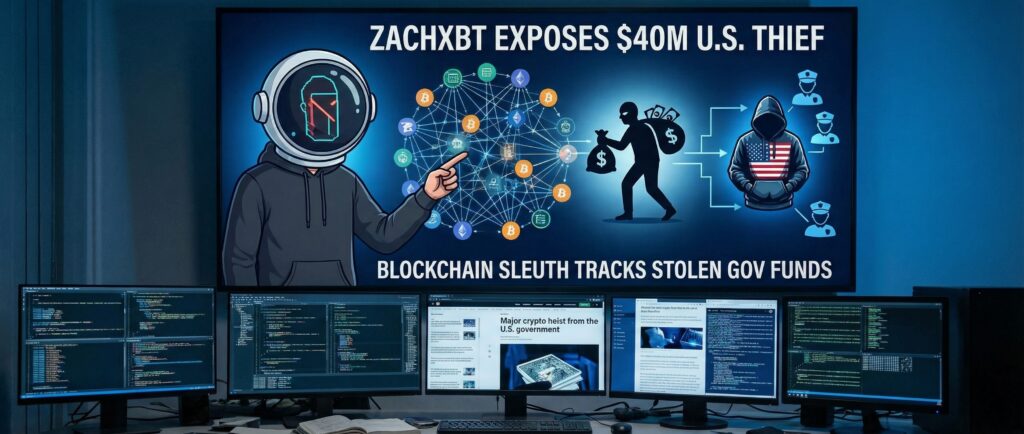 ZachXBT раскрыл вора 40 млн долларов у США