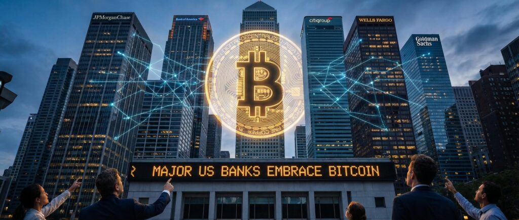 Большинство крупнейших банков США работают с биткоином
