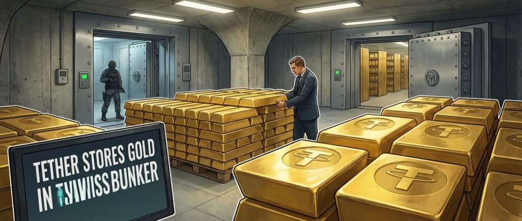 Tether хранит золото в швейцарском бункере