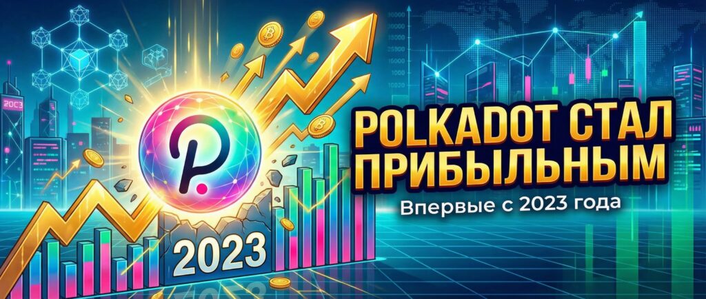 Polkadot впервые с 2023 года стал прибыльным