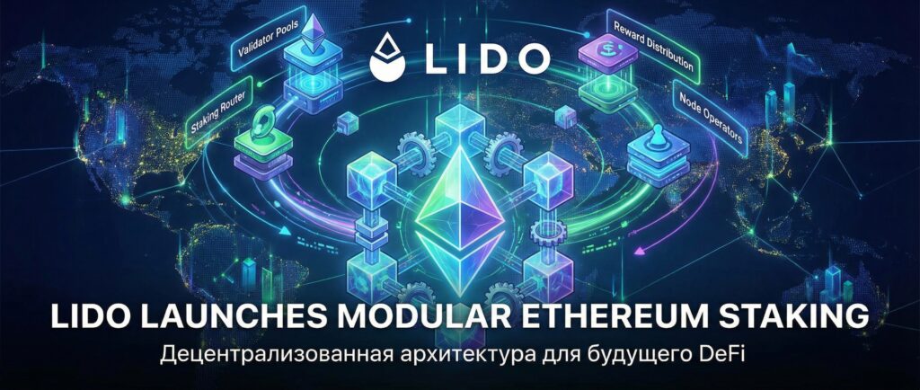 Lido запустила модульный стейкинг на Ethereum