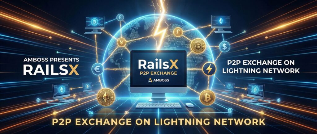 Amboss представил P2P-биржу RailsX на Lightning Network