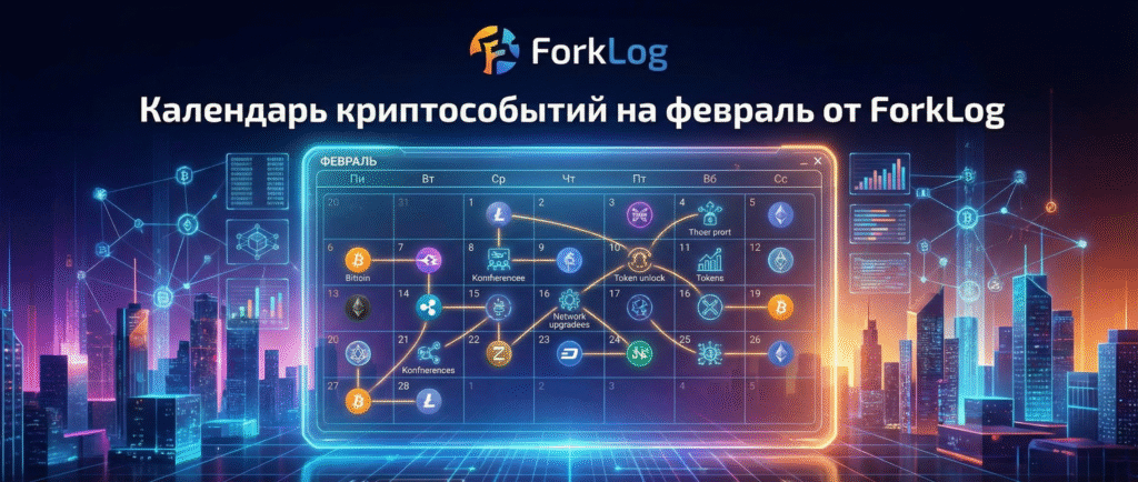 Календарь криптособытий на февраль от ForkLog