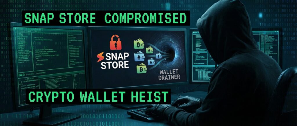 Хакеры взломали Snap Store для кражи криптокошельков