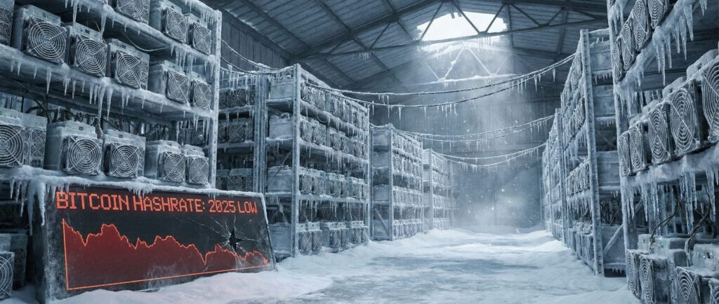 Хешрейт биткоина упал до минимума 2025 года