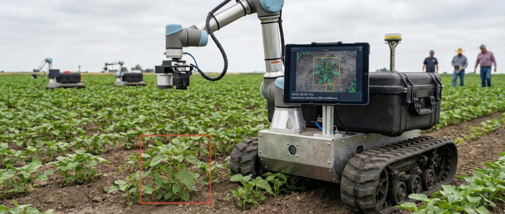 ИИ для роботов распознает сорняки