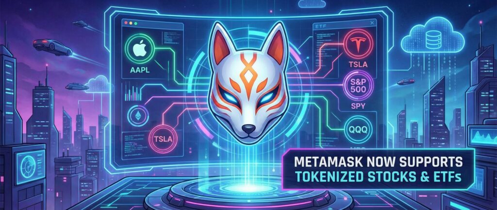 MetaMask добавил токенизированные акции и ETF