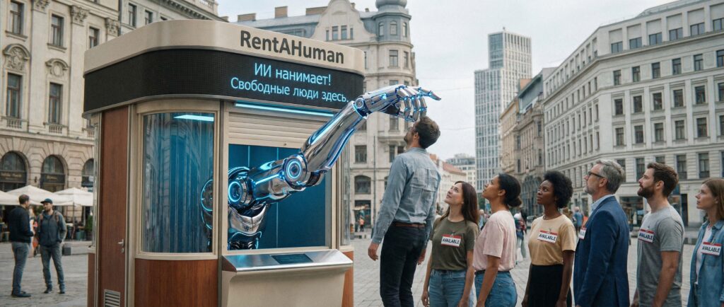 ИИ нанимает людей через сервис RentAHuman