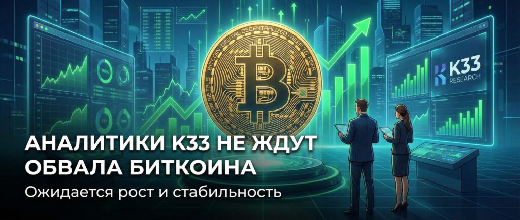 Аналитики K33 не ждут обвала биткоина