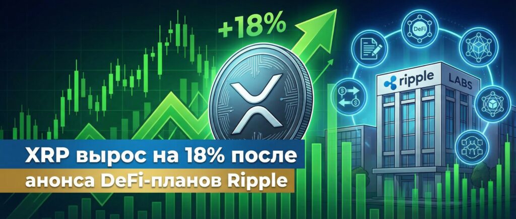 XRP вырос на 18% после анонса DeFi-планов Ripple