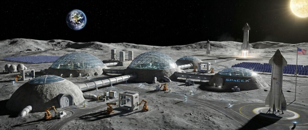 SpaceX построит саморазвивающийся город на Луне