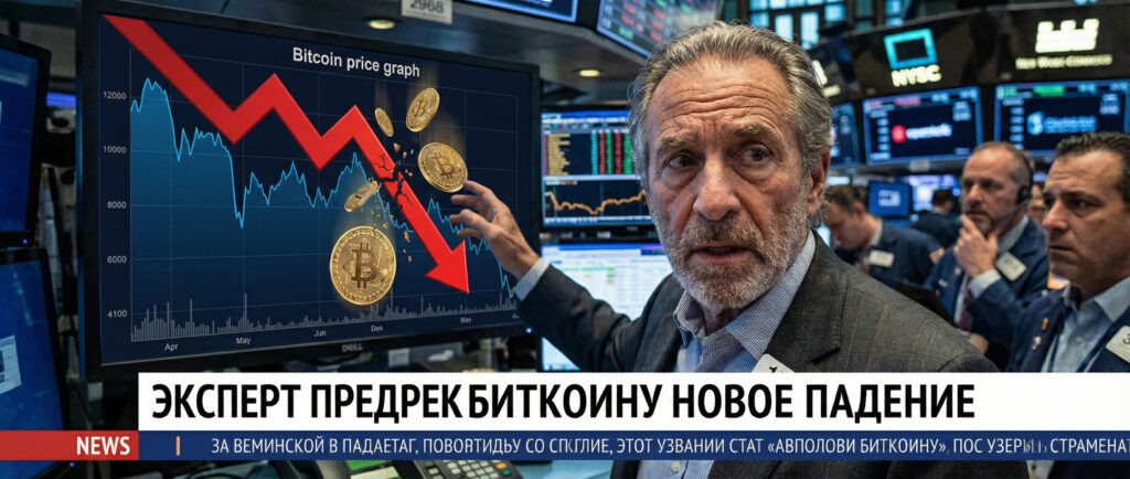 Эксперт предрек биткоину новое падение