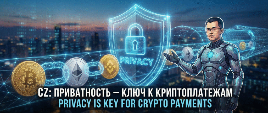 CZ назвал приватность ключом для криптоплатежей