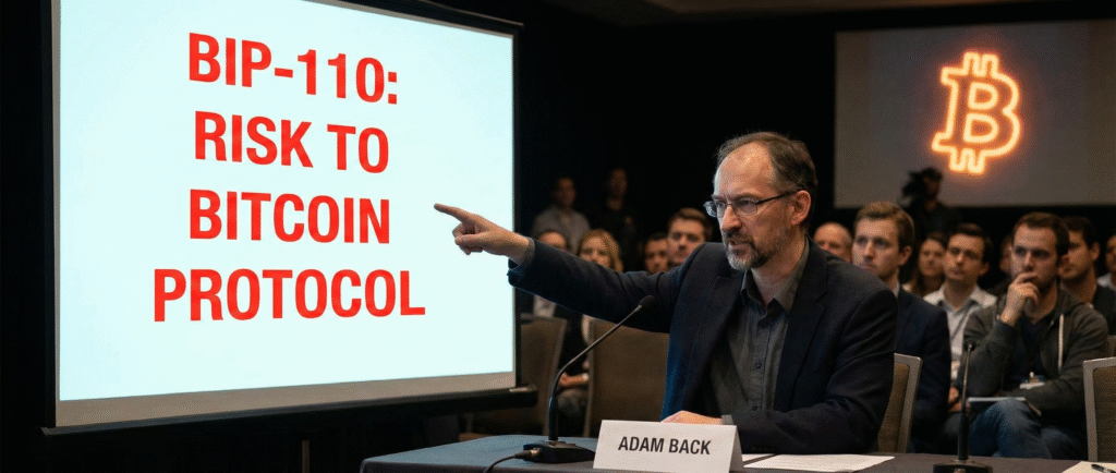 Адам Бэк раскритиковал BIP-110 как угрозу биткоину