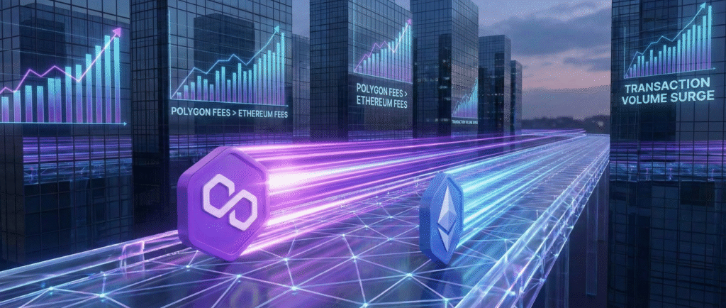 Polygon обогнал Ethereum по комиссиям за транзакции