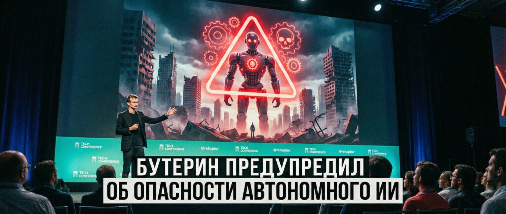 Бутерин предупредил об опасности автономного ИИ