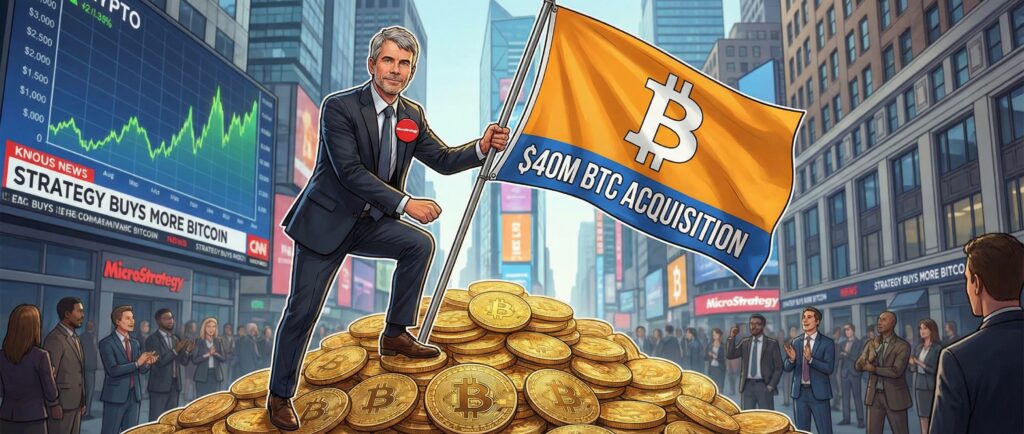 Strategy купила биткоины на 40 миллионов долларов