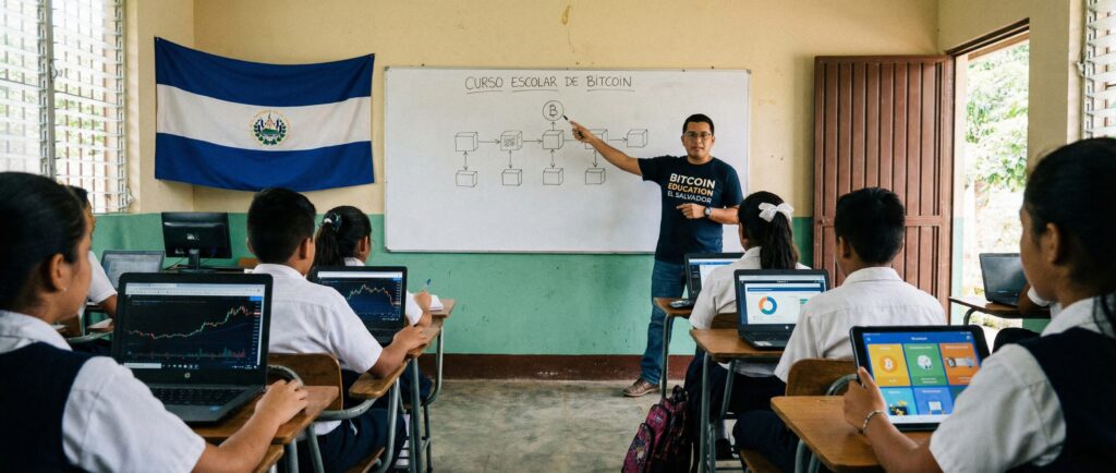 Сальвадор запускает школьный курс по биткоину