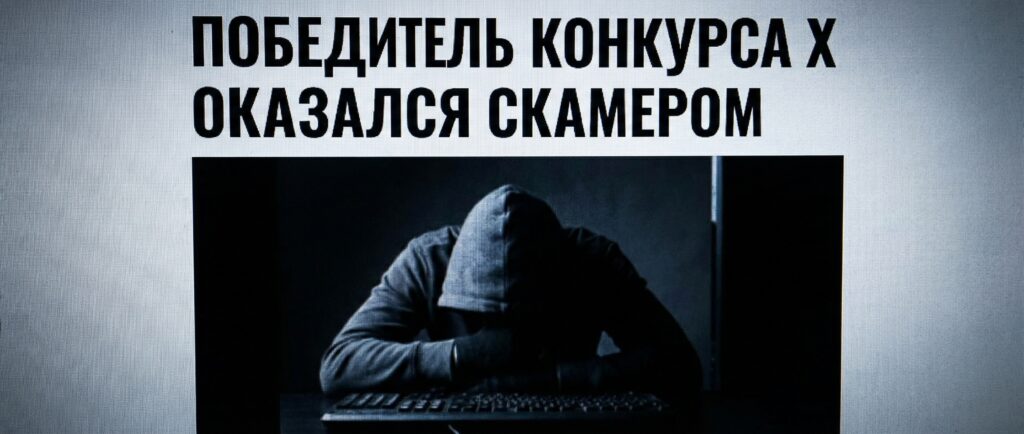 Победитель конкурса X оказался скамером
