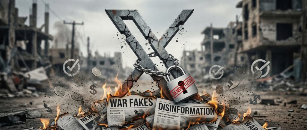 X лишит монетизации за фейки о войне