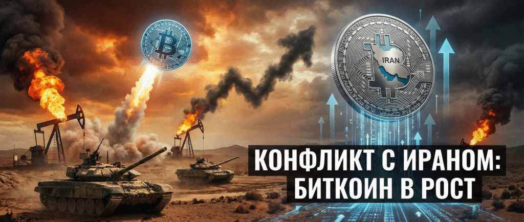 Конфликт с Ираном подтолкнет биткоин к росту