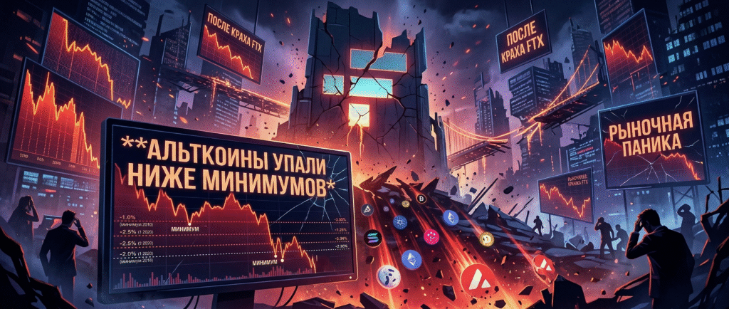 Альткоины упали ниже минимумов после краха FTX