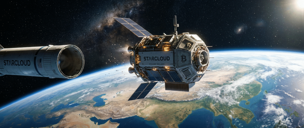 Starcloud запустит биткоин-майнер в космос