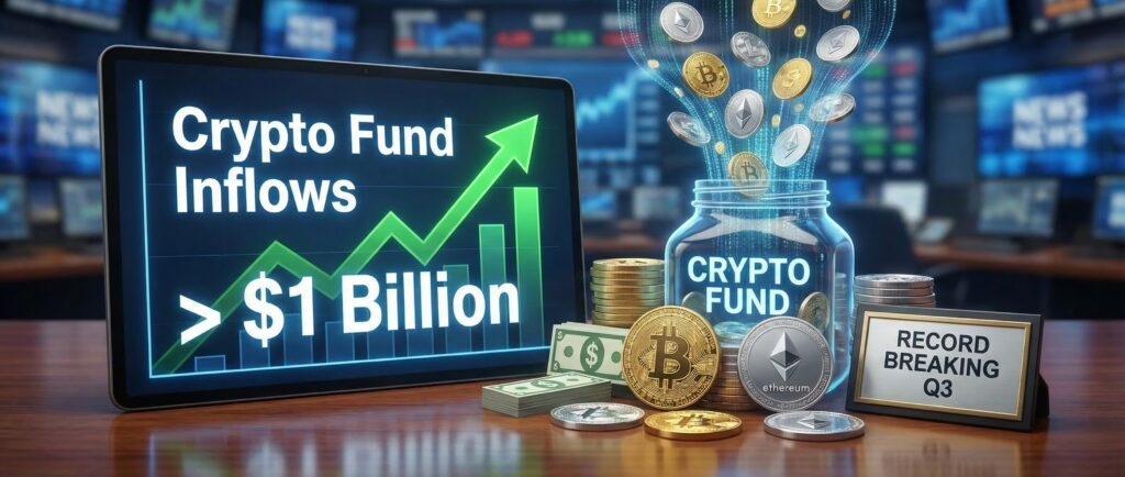 Приток в криптофонды превысил миллиард долларов