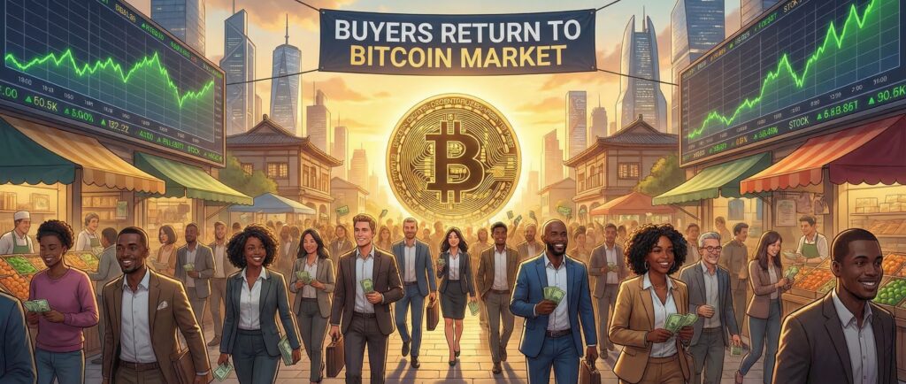 Покупатели возвращаются на рынок биткоина