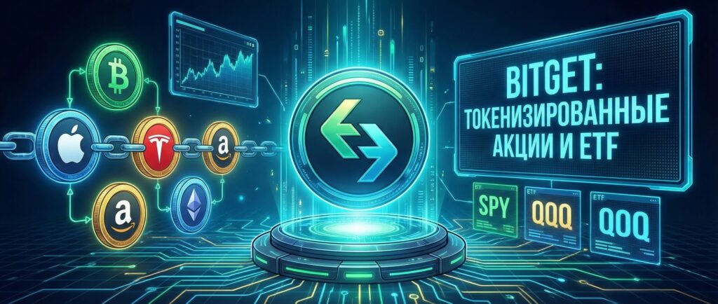 Bitget добавила токенизированные акции и ETF