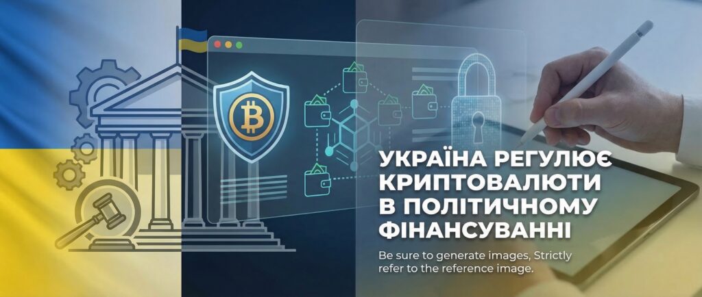 Украина регулирует криптовалюты в политическом финансировании