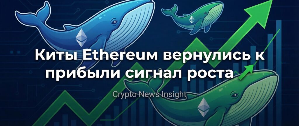 Киты Ethereum вернулись к прибыли сигнал роста