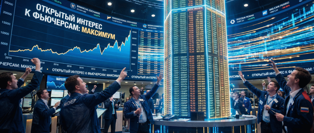 Открытый интерес к фьючерсам достиг максимума