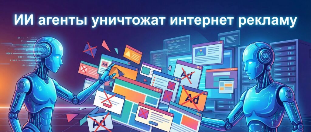 ИИ агенты уничтожат интернет рекламу