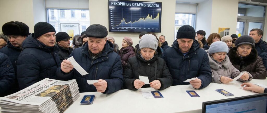 Розничные инвесторы скупают золото рекордными объемами