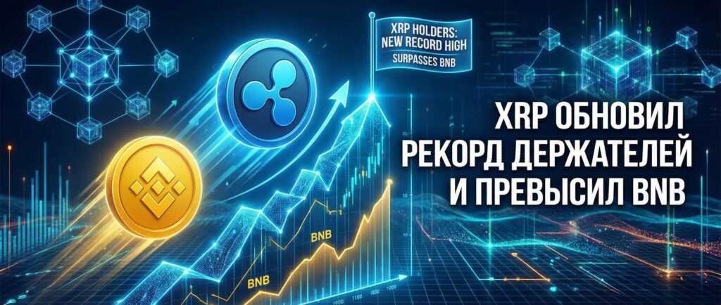 XRP обновил рекорд держателей и превысил BNB