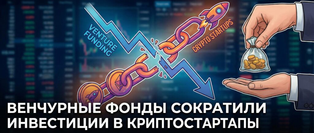 Венчурные фонды сократили инвестиции в криптостартапы