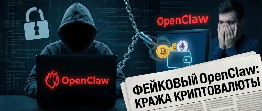 Мошенники крадут криптовалюту через фейковый OpenClaw