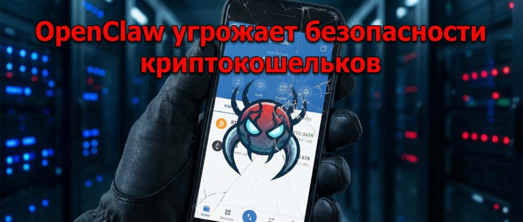 OpenClaw угрожает безопасности криптокошельков