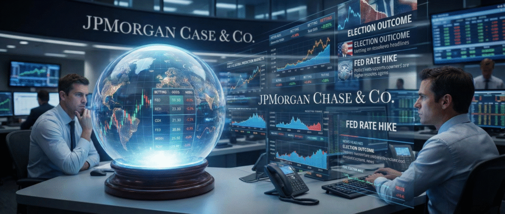 JPMorgan рассматривает выход на рынок предсказаний