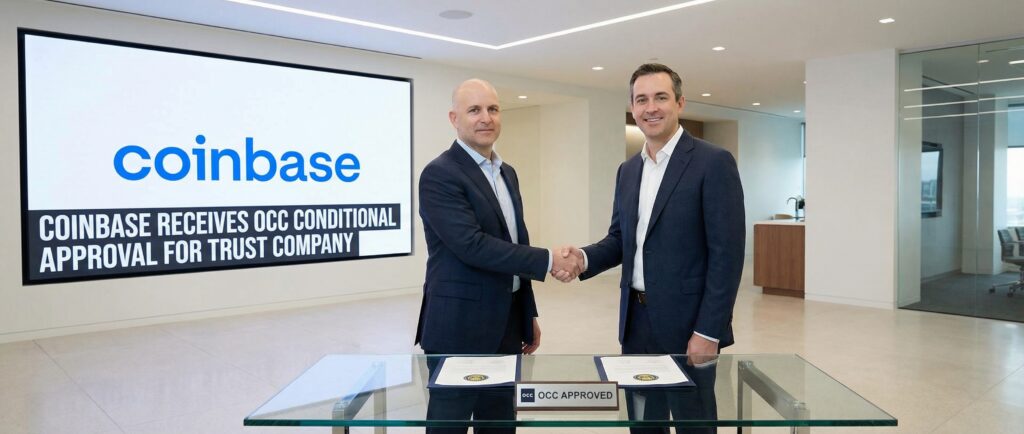 Coinbase получила условное одобрение OCC на трастовую компанию