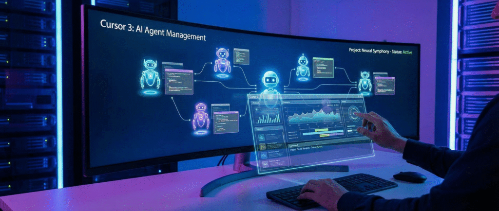 Cursor 3 представил интерфейс для управления ИИ-агентами