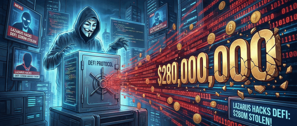 Lazarus взломала DeFi-протокол на $280 млн